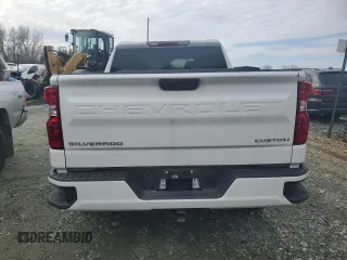 2022 Chevrolet Silverado 1500 Custom with VIN 1GCPDBEK4NZ522349, listed as a Copart auction lot 85862274 with 15,747 mi miles and Salvage Title. Bid and sale history available at carsss.com. Image 6.