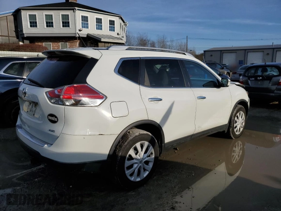 2016 Nissan Rogue S with VIN KNMAT2MV9GP623535, listed as a Copart auction lot 84879944 with 127,755 mi miles and Salvage Title. Bid and sale history available at carsss.com. Image 3.