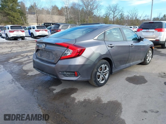 2017 Honda Civic Sedan LX with VIN 19XFC2F63HE222639, listed as a IAAI auction lot 41698385 with 134,708 mi miles. Bid and sale history available at carsss.com. Image 4.
