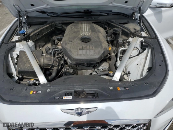 2019 Genesis G70 2.0T Advanced with VIN KMTG34LA1KU026797, listed as a Copart auction lot 50810975 with 30,207 mi miles and Salvage Title. Bid and sale history available at carsss.com. Image 11.
