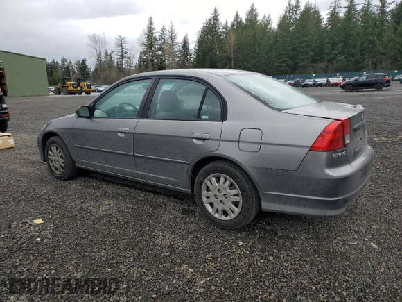 2004 Honda Civic LX with VIN 2HGES15524H625190, listed as a Copart auction lot 50346525 with 160,807 mi miles and Salvage Title. Bid and sale history available at DreamBid. Image 2.
