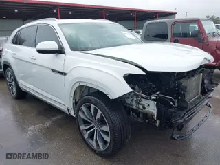 2020 Volkswagen Atlas Cross Sport 3.6L V6 SEL Premium R-Line with VIN 1V2TE2CA3LC220023, listed as a IAAI auction lot 41666475 with 88,083 mi miles. Bid and sale history available at carsss.com. Image 1.