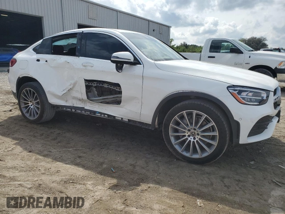 2021 Mercedes-Benz GLC with VIN W1N0J8EB2MF913568, listed as a Copart auction lot 50584885 with 101,793 mi miles and Salvage Title. Bid and sale history available at carsss.com. Image 4.