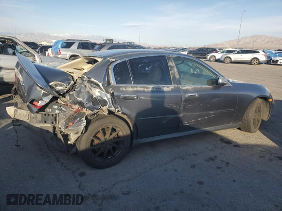2006 Infiniti G35 with VIN JNKCV51E16M507057, listed as a Copart auction lot 48737395 with 215,468 mi miles and Salvage Title. Bid and sale history available at carsss.com. Image 3.