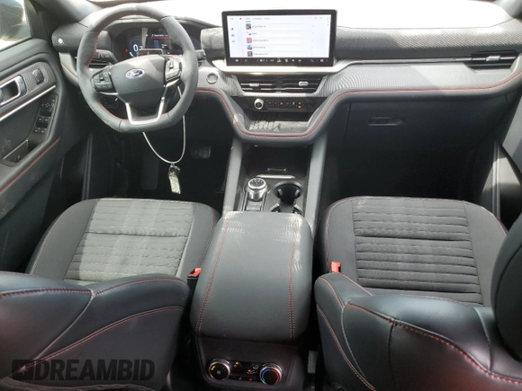 2025 Ford Explorer ST-Line with VIN 1FMUK7KH6SGA95371, listed as a Copart auction lot 57572985 with 8,833 mi miles and Salvage title. Bid and sale history available at DreamBid. Image 8.
