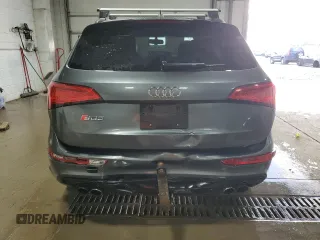 2017 Audi SQ5 Premium Plus with VIN WA1CCAFP9HA036655, listed as a Copart auction lot 85700074 with 73,337 mi miles and Salvage Title. Bid and sale history available at carsss.com. Image 6.