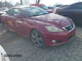 2010 Lexus IS 250 C z VIN JTHFF2C27A2513364, wystawiony jako IAAI lot #41682632 z przebiegiem 283 165 mil mil oraz . Historia ofert i sprzedaży dostępna na DreamBid. Obrazek 1.