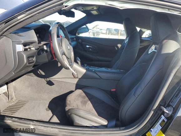 2020 Toyota GR Supra 3.0 with VIN WZ1DB4C0XLW025666, listed as a Copart auction lot 87545075 with 18,840 mi miles and Salvage Title. Bid and sale history available at carsss.com. Image 7.