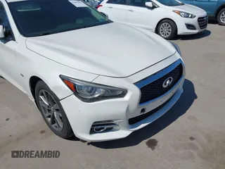 2017 Infiniti Q50 3.0t Premium with VIN JN1EV7AR5HM837945, listed as a IAAI auction lot 42001047 with 108,075 mi miles. Bid and sale history available at carsss.com. Image 6.