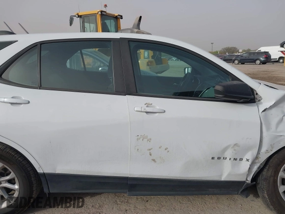 2020 Chevrolet Equinox LS with VIN 3GNAXHEV0LS591907, listed as a IAAI auction lot 41834530 with 81,093 mi miles and . Bid and sale history available at DreamBid. Image 14.