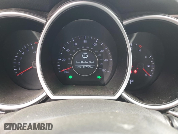 2015 Kia Optima LX with VIN 5XXGM4A74FG515581, listed as a Copart auction lot 46429045 with 117,379 mi miles and Salvage Title. Bid and sale history available at carsss.com. Image 9.