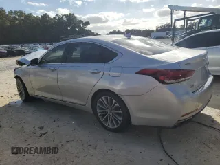 2017 Genesis G80 3.8L with VIN KMHGN4JE4HU203975, listed as a Copart auction lot 76010134 with 138,610 mi miles and Non Repairable. Bid and sale history available at DreamBid. Image 2.
