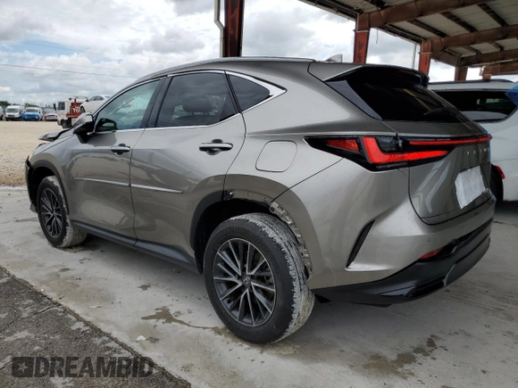 2025 Lexus NX 250 Premium with VIN 2T2GDCAZ8SC016131, listed as a Copart auction lot 56695555 with 6,420 mi miles and Salvage title. Bid and sale history available at DreamBid. Image 2.
