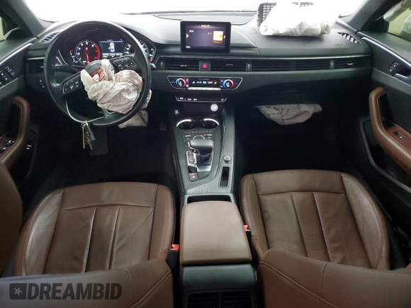 2017 Audi A4 Premium with VIN WAUGNAF45HN034978, listed as a Copart auction lot 50985875 with 104,795 mi miles and Salvage Title. Bid and sale history available at carsss.com. Image 8.