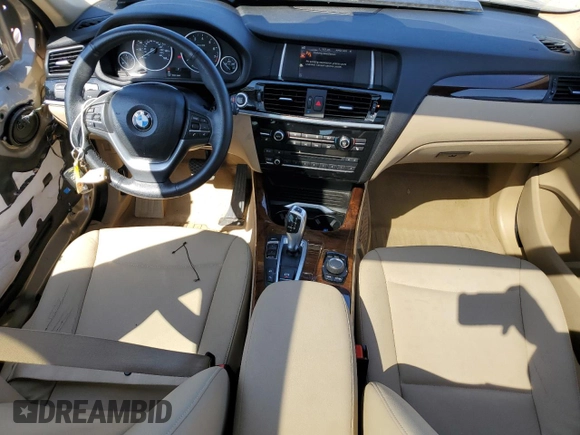 2015 BMW X3 xDrive28i with VIN 5UXWX9C53F0D45924, listed as a Copart auction lot 51139555 with 122,083 mi miles and Salvage Title. Bid and sale history available at carsss.com. Image 8.