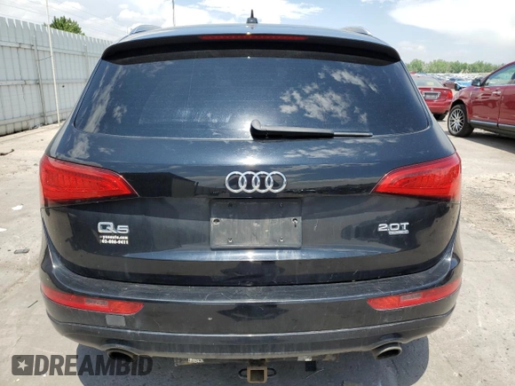 2013 Audi Q5 Premium Plus with VIN WA1LFAFP7DA091851, listed as a Copart auction lot 59974945 with 127,335 mi miles and Salvage title. Bid and sale history available at DreamBid. Image 6.