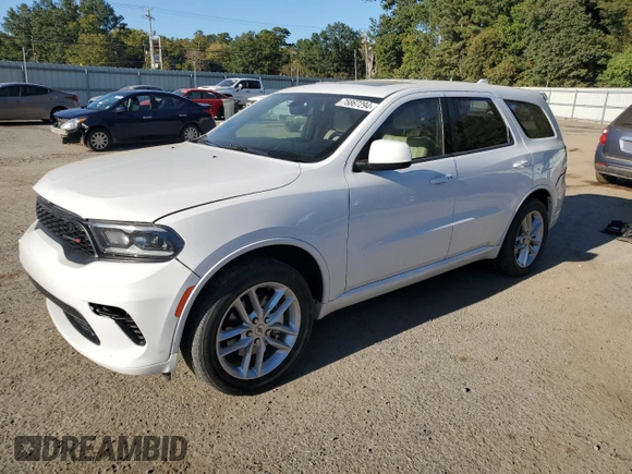 2022 Dodge Durango GT Plus with VIN 1C4RDJDG4NC205948, listed as a Copart auction lot 75867294 with 68,612 mi miles and Salvage title. Bid and sale history available at DreamBid. Image 1.