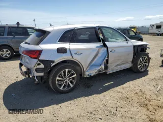 2023 Audi Q5 S line Premium Plus with VIN WA1EAAFY9P2134441, listed as a Copart auction lot 56649915 with 13,392 mi miles and Salvage title. Bid and sale history available at DreamBid. Image 3.
