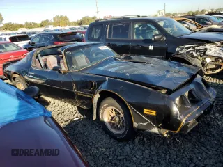 1980 Pontiac Firebird with VIN 2W87WAL15057, listed as a Copart auction lot 73416334 with 99,485 mi miles and Non repairable. Bid and sale history available at DreamBid. Image 4.
