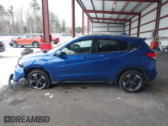2018 Honda HR-V EX-L Navi with VIN 3CZRU6H70JM721301, listed as a IAAI auction lot 41212471 with 78,691 mi miles. Bid and sale history available at carsss.com. Image 14.