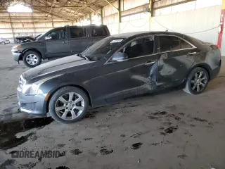 2014 Cadillac ATS Luxury RWD with VIN 1G6AB5RX3E0147550, listed as a Copart auction lot 42439465 with 167,448 mi miles and Salvage Title. Bid and sale history available at carsss.com. Image 1.