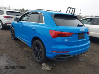 2023 Audi Q3 S line Premium with VIN WA1DECF37P1092891, listed as a IAAI auction lot 41672260 with 45,773 mi miles and . Bid and sale history available at DreamBid. Image 3.