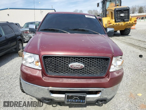 2006 Ford F-150 XLT with VIN 1FTRW14WX6KC17353, listed as a Copart auction lot 49686125 with 141,117 mi miles and Salvage Title. Bid and sale history available at carsss.com. Image 5.