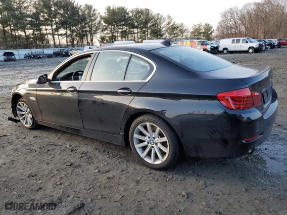 2015 BMW 5 Series 535i xDrive with VIN WBA5B3C50FD540763, listed as a Copart auction lot 43525155 with 167,434 mi miles and Salvage Title. Bid and sale history available at carsss.com. Image 2.