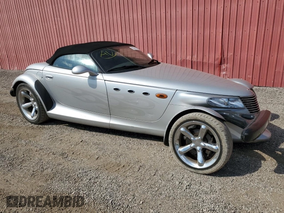 2000 Plymouth Prowler z VIN 1P3EW65G0YV603641, wystawiony jako Copart lot #72117774 z przebiegiem 75 081 mil mil oraz Tytuł czysty. Historia ofert i sprzedaży dostępna na DreamBid. Obrazek 4.