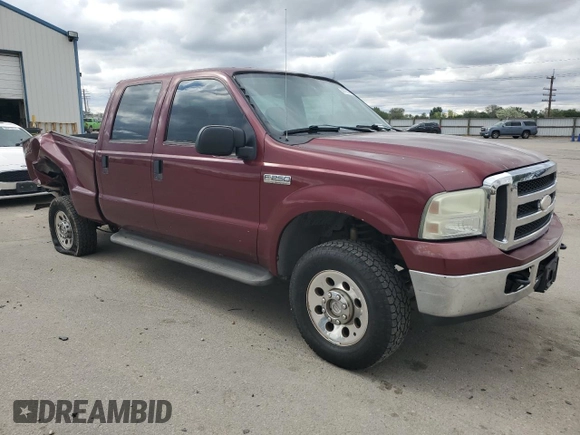2005 Ford F-250 XL with VIN 1FTSW21565EC51046, listed as a Copart auction lot 56718045 with 143,991 mi miles and Salvage title. Bid and sale history available at DreamBid. Image 4.