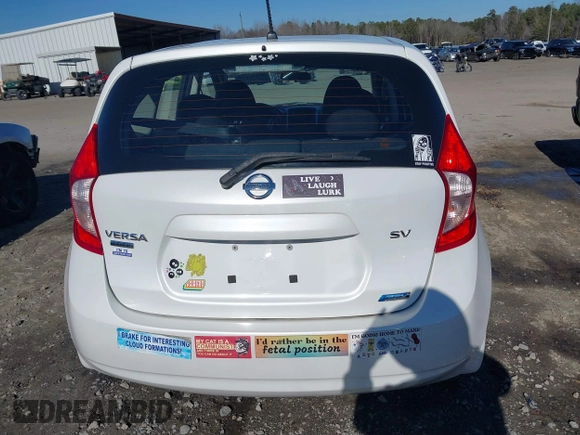 2014 Nissan Note SV with VIN 3N1CE2CP1EL413058, listed as a IAAI auction lot 41446489 with 105,474 mi miles and . Bid and sale history available at DreamBid. Image 16.