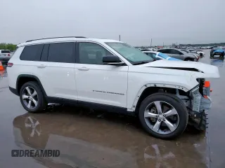 2021 Jeep Grand Cherokee Limited with VIN 1C4RJKBG2M8143632, listed as a Copart auction lot 51642815 with 45,174 mi miles and Salvage Title. Bid and sale history available at DreamBid. Image 4.
