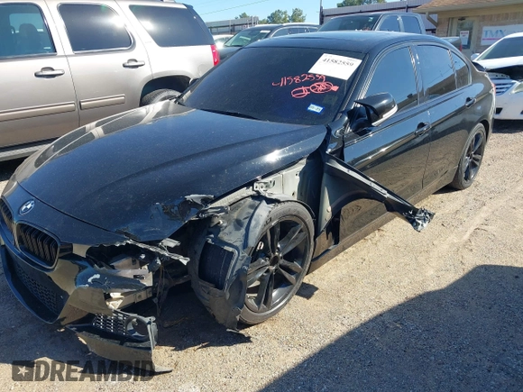 2016 BMW 3 Series 320i with VIN WBA8E1G51GNU11798, listed as a IAAI auction lot 41582559 with 105,866 mi miles and . Bid and sale history available at carsss.com. Image 6.