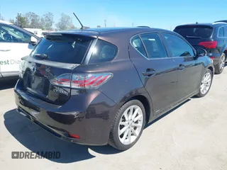 2012 Lexus CT 200h with VIN JTHKD5BH9C2062310, listed as a IAAI auction lot 42632695 with 144,451 mi miles and . Bid and sale history available at DreamBid. Image 4.