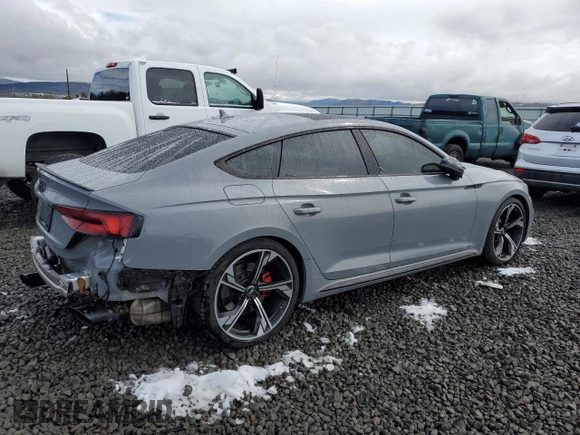 2019 Audi RS 5 Sportback z VIN WUABWCF58KA906988, wystawiony jako Copart lot #56739905 z przebiegiem 34 998 mil mil oraz Szkody całkowita. Historia ofert i sprzedaży dostępna na DreamBid. Obrazek 3.
