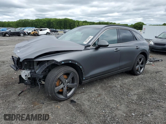 2024 Genesis GV70 Sport z VIN 5NMMCDTC8RH004817, wystawiony jako Copart lot #58254995 z przebiegiem 27 557 mil mil oraz Szkoda całkowita • Salvage title. Historia ofert i sprzedaży dostępna na DreamBid. Obrazek 1.
