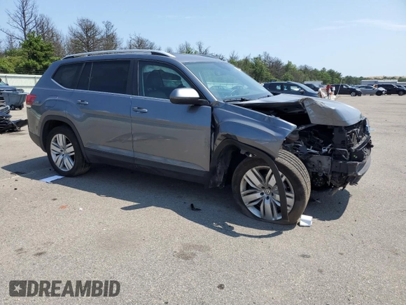 2019 Volkswagen Atlas SE with VIN 1V2UR2CA7KC525094, listed as a Copart auction lot 63902245 with 75,588 mi miles and Salvage title. Bid and sale history available at DreamBid. Image 4.