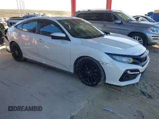 2020 Honda Civic Si with VIN 2HGFC1E54LH701556, listed as a IAAI auction lot 40943972 with 96,749 mi miles and . Bid and sale history available at DreamBid. Image 1.