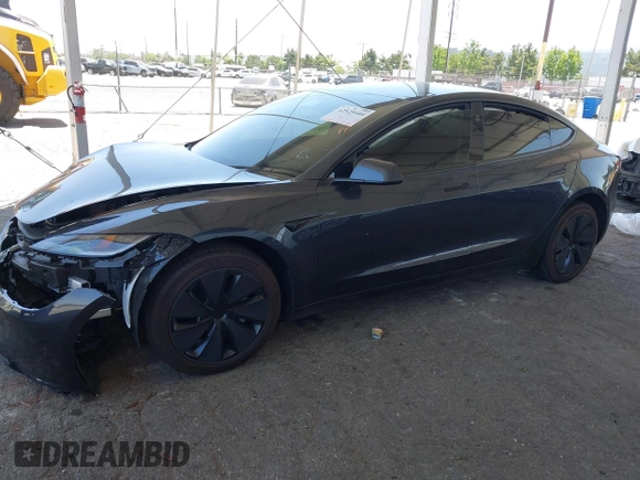 2025 Tesla Model 3 Long Range with VIN 5YJ3E1EA5SF978214, listed as a IAAI auction lot 42525444 with 6,489 mi miles and . Bid and sale history available at DreamBid. Image 18.