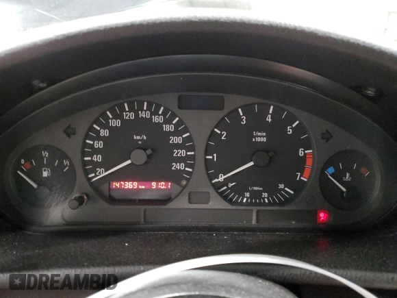 1997 BMW M3 with VIN WBACE11020EZ24250, listed as a Copart auction lot 85107784 with 147,369 mi miles and Clean title. Bid and sale history available at DreamBid. Image 9.