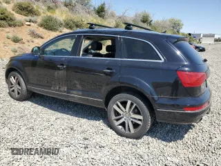 2015 Audi Q7 Premium Plus with VIN WA1LGAFE9FD012371, listed as a Copart auction lot 59772625 with 105,212 mi miles and Salvage title. Bid and sale history available at DreamBid. Image 2.