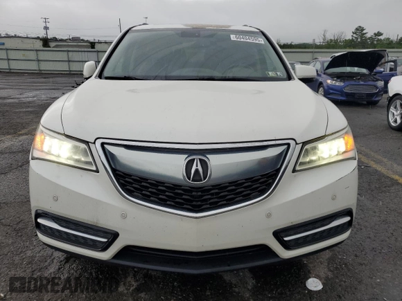 2014 Acura MDX Advance with VIN 5FRYD4H87EB027647, listed as a Copart auction lot 60404595 with 172,899 mi miles and Salvage title. Bid and sale history available at DreamBid. Image 5.
