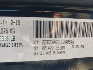 2018 Chrysler 300 Touring L with VIN 2C3CCAAG6JH249846, listed as a IAAI auction lot 41781511 with 95,121 mi miles. Bid and sale history available at carsss.com. Image 9.