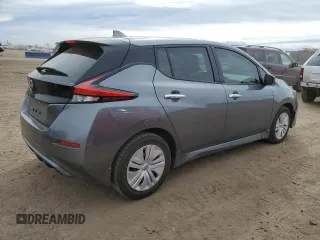2023 Nissan LEAF S with VIN 1N4AZ1BV2PC554003, listed as a Copart auction lot 50589395 with 25,261 mi miles and Salvage Title. Bid and sale history available at DreamBid. Image 3.