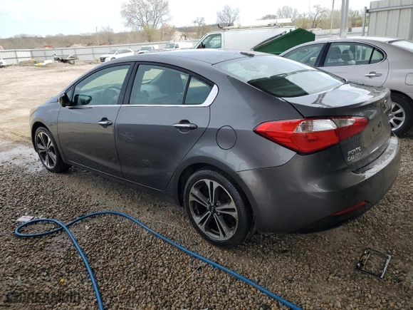 2014 Kia Forte EX with VIN KNAFX4A8XE5076415, listed as a Copart auction lot 50008265 with 123,643 mi miles and Clean Title. Bid and sale history available at carsss.com. Image 2.