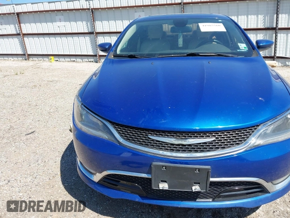 2015 Chrysler 200 C with VIN 1C3CCCCG1FN549043, listed as a IAAI auction lot 41985560 with 178,265 mi miles. Bid and sale history available at carsss.com. Image 12.