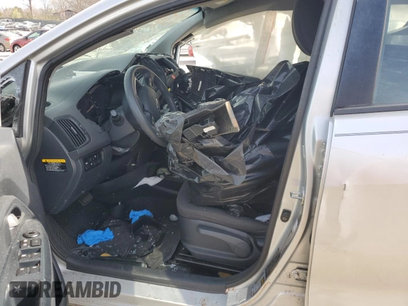 2015 Kia Rio LX with VIN KNADM4A3XF6506587, listed as a Copart auction lot 49625725 with 142,105 mi miles and Salvage Title. Bid and sale history available at carsss.com. Image 7.