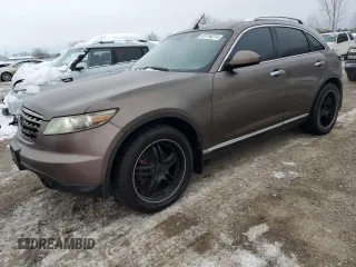 2006 Infiniti FX Options with VIN JNRBS08W46X400574, listed as a Copart auction lot 83154274 with 289,936 mi miles and Clean title. Bid and sale history available at DreamBid. Image 1.