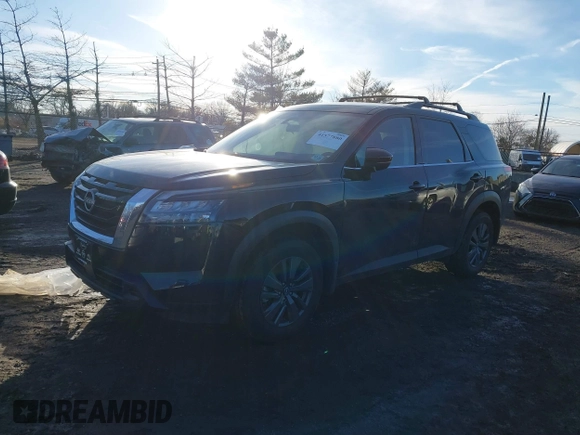 2024 Nissan Pathfinder SV with VIN 5N1DR3BC9RC267290, listed as a IAAI auction lot 41577880 with 4,192 mi miles and . Bid and sale history available at DreamBid. Image 2.