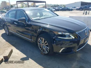 2014 Lexus LS 460 L with VIN JTHGL5EFXE5051451, listed as a IAAI auction lot 42043182 with 106,409 mi miles and . Bid and sale history available at DreamBid. Image 1.